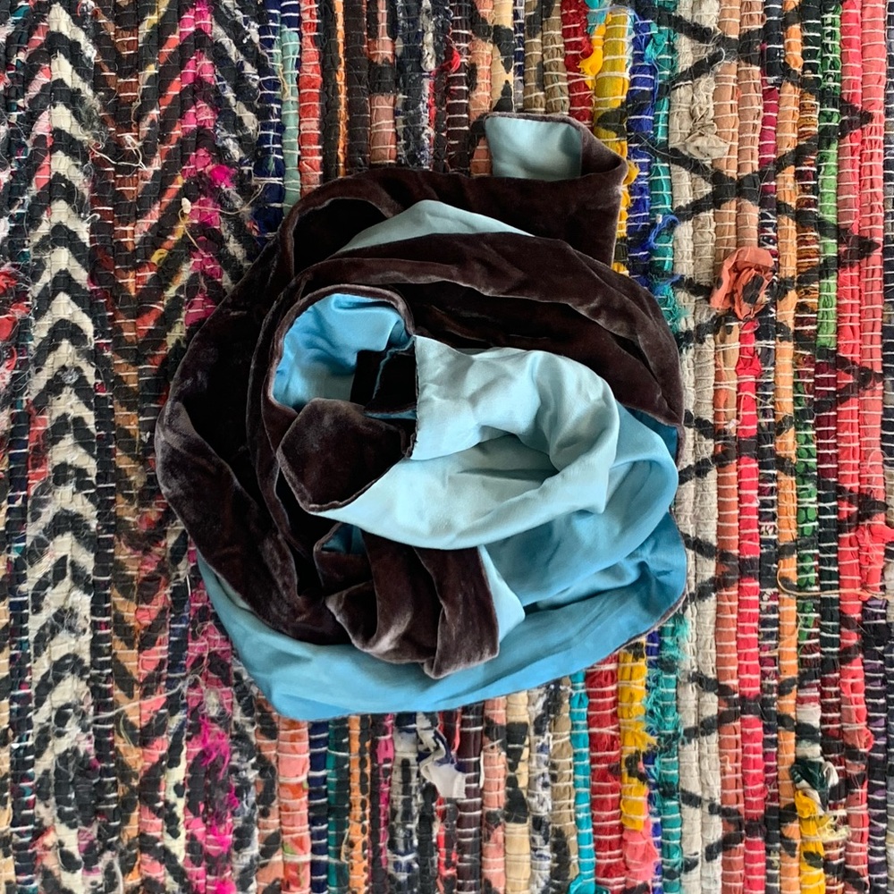 Silk & Velvet Scarf